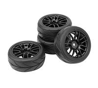 SUNGOOYUE Persécution des Pneus en Caoutchouc sur Le Bord de la Route HPI HPI 9068-6081 1/10, Résistant et Durable, Forte Amortissement avec Une Forte Résistance à l'abrasion pour Les Accessoires de