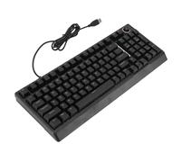 SUNGOOYUE Petit Clavier Filaire, 98 Touches RVB, Sensation Mécanique, Design Compact Portable, avec Angle de Frappe Réglable et Rétroéclairage Arc-en-Ciel, pour PC de Travail