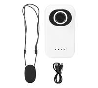 SUNGOOYUE Petite Caméra de Sport, 1080p HD 120 Degrés Grand Angle de Corps Portable Cam usé avec Pince Arrière et Lanière Magnétique pour Extérieur (White)