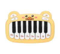 SUNGOOYUE Piano pour bébé, Clavier de Poche en ABS avec Son Réaliste, Jouet Musical Bicolore pour Les Tout-Petits, Apprentissage, Jeu, Salle de Sport, Voyage à Domicile (Yellow)