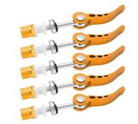SUNGOOYUE Pince de Tige de Selle de Vélo, 5 Pièces en Alliage D'aluminium Pinces de Tige de Selle à Dégagement Rapide Pince de Tuyau de Vélo Engrenage Fixe pour Vélos de Route