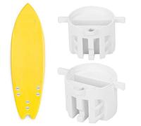 SUNGOOYUE Plug à la Planche de Surf 6PCS NIR Plastique Noir/Blanc-CONNECTEUR ET TELLE, Conception Simple ET Pratique pour Une Utilisation Facile par Les Amateurs de Sports Nautiques (White)