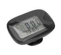 SUNGOOYUE Podomètre de Fitness Léger, Grand écran, Suivi Précis, Mémoire de 7 Jours pour l'activité Quotidienne avec Complète de la santé (Black)