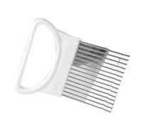 SUNGOOYUE Porte-oignon en Acier Inoxydable, Outil de Cuisine Multifonction pour Trancher les Oignons, la Viande, les Fruits, les Légumes, avec un Design Unique pour une Sécu