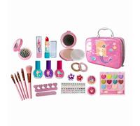 SUNGOOYUE Princess Makeup Set pour les Enfants, en un Ensemble avec des Cosmétiques Non Toxiques et Lavables, les Meilleurs Cadeaux d'anniversaire, des Cadeaux d'anniversaire de 4 Ans, pour le
