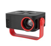 SUNGOOYUE Projecteur Portable, 1080P Full HD 150ANSI, Rotation à 360 Degrés avec Correction Trapézoïdale et Fonction Zoom, pour Ordinateur Portable, PC, Smartphone, TV Stick, Console de (Prise UE)