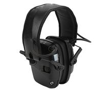 SUNGOOYUE Protection Auditive de Chasse Professionnelle, Protection Auditive de Tir à Réduction de Bruit avec Microphones Directionnels et Bandeau Réglable, pour le Tir en Extérieur et les (BLACK)