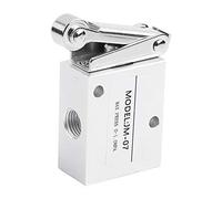 SUNGOOYUE Pt 1/4 Type de Rouleau de Vent Valve Pneumatique Mécanique 2 Position 3 Façons de Contrôler les Pilotes ou les Membranes, Installation Simple, Métal Durable