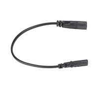 SUNGOOYUE Rallonge d'alimentation IEC320 C8 vers C7, Câble Adaptateur d'alimentation Mâle vers Femelle avec Couvercle en PVC Ignifuge, pour Boîte de Son D'ordinateur Portable, Moniteur