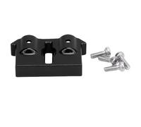 SUNGOOYUE RC Front de Pare-Chocs Avant, Remplacement anodisé en Aluminium pour la Mise à Niveau du Robot à échelle de L'ascension 1/18 avec Une stabilité de Direction Améliorée et Une (Black)