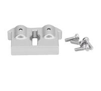 SUNGOOYUE RC Front de Pare-Chocs Avant, Remplacement anodisé en Aluminium pour la Mise à Niveau du Robot à échelle de L'ascension 1/18 avec Une stabilité de Direction Améliorée et Une (Silver)