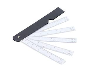 SUNGOOYUE Règle à échelle Pliante pour Fan, Design Pliable | Règle d\'éventail multi-rapports pour la conception de vêtements Conception pliable Créateurs de conception de vêtements