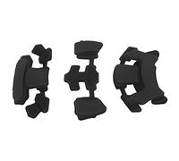 SUNGOOYUE Rembourrage de Casque, Système de Doublure de Casque, Coussinets en Mousse de Remplacement, avec 24 Crochets et Boucles pour une Installation Facile, pour Casques ACH MICH FMA (BLACK)