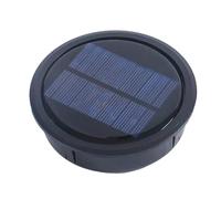 SUNGOOYUE Remplacement de Lampe Solaire, Dessus, Remplacement DIY (BLACK) | Lampe solaire de remplacement, boîtier ABS supérieur, aucun câblage requis, bricolage, batterie NiMH 600mAh, lanterne de