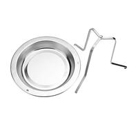 SUNGOOYUE Rôtissoire à Poulet, Support Vertical en Acier Inoxydable avec Plaque d'égouttement, Assemblage Facile, Conception d'évacuation des Graisses, pour Four à Grill, Barbecue, Camping,