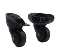 SUNGOOYUE Roues de Valise à Bagages, Kit de Remplacement de Lanceur de Vitesses de Voyage 2 Pack Abs Abs Absorption D'amortissement Roues à Rouleaux Calmes avec Vis pour Réparation de