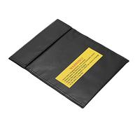 SUNGOOYUE Sac de Batterie Lipo, Pochette de Rangement Ignifuge, Antidéflagrante, Résistante à la Chaleur pour Batteries de Drones RC, avec Radioprotection pour Un Chargement et Un Stockage (Black)