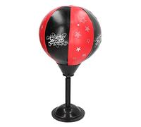 SUNGOOYUE Sac de Frappe de Bureau, en Cuir PU épais, Balle Anti-Stress Robuste, Accessoires de Bureau Amusants avec Ressort en Acier pour employé de, Adultes et Enfants