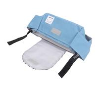 SUNGOOYUE Sac de Rangement pour Poussette en Polyester Bleu avec Porte-gobelets, Organisateur pour Bouteilles de Couches de Téléphone, Matériau de qualité Supérieure, Utilisation Polyvalente,