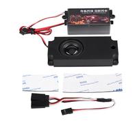 SUNGOOYUE Simulateur de Son de Moteur RC Module de Son de Moteur de Voiture ABS RC avec 10 Sons Puce de Mémoire de Contrôle du Volume pour Véhicule 1 10 pour Futaba Radiolink (Haut-Parleur Unique)