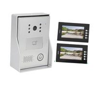 SUNGOOYUE Sonnette Intelligente, Vidéo avec Caméra Grand Angle avec écran HD de 7 Pouces avec Contrôle D'accès par Carte, pour la sécurité de la Maison de la Villa (Prise UE)