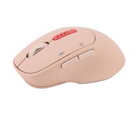 SUNGOOYUE Souris Vocale AI, Souris D'ordinateur sans Fil Bluetooth avec Microphone intégré pour ChatGPT, Traduction de Saisie Vocale, Transcription en Temps Réel, 152 Langues, Conception (Rose Clair)