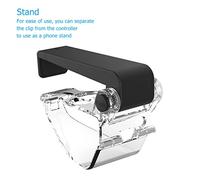 SUNGOOYUE Support à Clamp/Holder pour Téléphone de Jeu pour Manette Series X S, Support Rétractable en ABS Noir, Réglable à 180 Degrés, Compatible avec les Smartphones de 6,5 Pouces