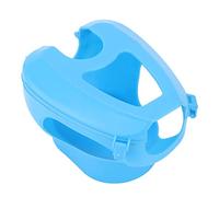 SUNGOOYUE Support d'alimentation en Plastique Blanc, Support Fixe pour Oiseaux, Cadre d'alimentation Facile pour Jeunes Pigeons Voyageurs, 3 Utilisations pour l'alimentation Manuelle, la (Blue)