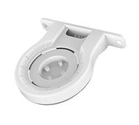 SUNGOOYUE Support Mural pour Echo Dot 3ème et 4ème Génération, Support de Haut-Parleur ABS avec Gestion des Câbles, Conception Peu Encombrante, Matériel de Montage Inclus (Point d'écho)