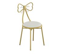 SUNGOOYUE Tabouret de vanité, Coussin Doux en Cuir PU Imperméable, Tabouret de Maquillage avec Dossier Amovible pour Chambre à Coucher, Salon, Entrée (Coussinet en Cuir PU Blanc)