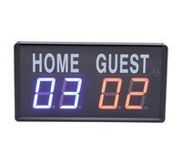 SUNGOOYUE Takeboard Numérique avec Télécommande, Gardien du Score LED Portable pour Les Jeux Externes Internes, Matériau en Alliage en Aluminium (Prise UE)
