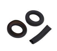SUNGOOYUE Tampons d'oreille de Remplacement et Ensemble de Couvertures de Bandeau, Coussins de Casques d'oreille en Silicone et Protecteur de Bande avec Fermeture éclair pour SoundCore