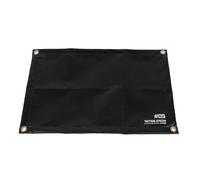 SUNGOOYUE Tapis sous Le Gril, Tapis de Barbecue Ignifuge Double Face en Silicone avec œillets en Cuivre pour Les Grillades sur Terrasse, Patio, Pelouse et Extérieur