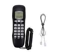 SUNGOOYUE Téléphone Filaire avec Identification de L'appelant, Téléphone | Touches éclairées pour Faible luminosité, sans Batterie, alimenté par Ligne, Convient au Bureau à Domicile, au Bureau