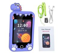 SUNGOOYUE Téléphone Intelligent pour Enfants, Jouet d'apprentissage à écran Tactile de 2,8 Pouces avec Double Caméra et Mémoire de 8 Go pour Garçons et Filles âgés de 3 à 12 Ans, Cadeau (Dinosaure