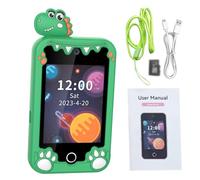 SUNGOOYUE Téléphone Intelligent pour Enfants, Jouet d'apprentissage à écran Tactile de 2,8 Pouces avec Double Caméra et Mémoire de 8 Go pour Garçons et Filles âgés de 3 à 12 Ans, Cadeau (Dinosaure