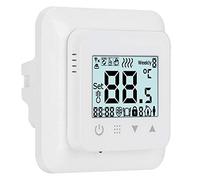 SUNGOOYUE Thermostat Intelligent à écran Tactile, avec Grand écran LCD, Double Contrôle de Température pour Système de Chauffage au Sol 90-240V (Type Standard)