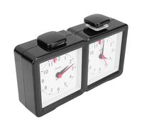 SUNGOOYUE Timer de l'horloge D'échecs Analogique, Timer Mécanique Calme ABS avec des Cadrans Faciles à Lire pour Le Jeu International D'échecs
