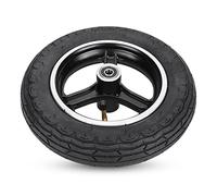 SUNGOOYUE Tire de Scooter électrique Gonflable de 10 Pouces en Caoutchouc en Alliage de Roue Avant en Alliage