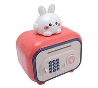 SUNGOOYUE Tirelire pour Enfants, Mot de Passe d'empreinte Digitale et Serrure électronique, Stockage Automatique de Papier-Monnaie pour l'apprentissage de la Littératie Financière, Fonctionnement