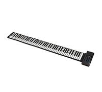 SUNGOOYUE Touch Sensitive Touch Piano 88 Touches Electric MIDI Portable Portable Piota Fonction, pour Les âges, Noir (Prise UE)