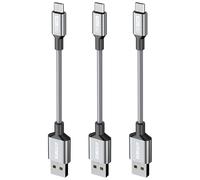 SUNGUY Câble Micro USB, [Lot de 10 0,15m] Câble USB à Câble USB haute vitesse Câble de Android Charge rapide pour Android Galaxy S7/S6, Edge J7/J5/J3, Wiko, LG, PS4