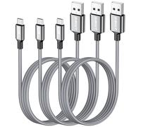 SUNGUY Câble Micro USB, [Lot de 3 1m] Câble USB à Câble USB haute vitesse Câble de Android Charge rapide pour Android Galaxy S7/S6, Edge J7/J5/J3, Wiko, LG, PS4