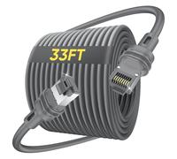 SUNGUY Starlink Gen 3 Câble 10M Starlink Standard Génération 3, rallonge de remplacement étanche, accessoires satellite Starlink Standard V3 (33FT/10M)