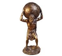 SUNIBAO Statue Atlas Titan Grec avec Globe Céleste, 28 cm