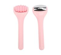 Sunicon 2 pièces Mini rouleau pour le visage outils de soins de la peau ensemble soulagement des poches oculaires rouleau Facial pour les maux de tête de Tension et le gonflement