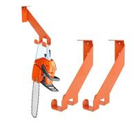 Sunicon 2X Support Mural pour tronçonneuse, Crochets réglables pour tronçonneuse, Acier Inoxydable, Support de Rangement pour Garage, adapté aux opérations forestières