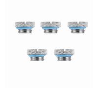 Sunicon 5 pièces en Laiton G1/4 Filetage vis dans Bouchon d'eau Bouchon pour système de Refroidissement par Eau PC