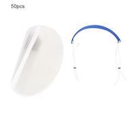 Sunicon 50 pcs Transparent professionnel protecteur des yeux cheveux visage couverture masque pour la coiffure