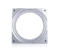 Sunicon 6 Pouces Plaque Pivotante à Roulement à Billes, Roulement à Billes Plateau Pivotant, Rotative en Métal Carré Roulement, Platine Roulement pour Meubles TV Rack Moniteur Ordinateur